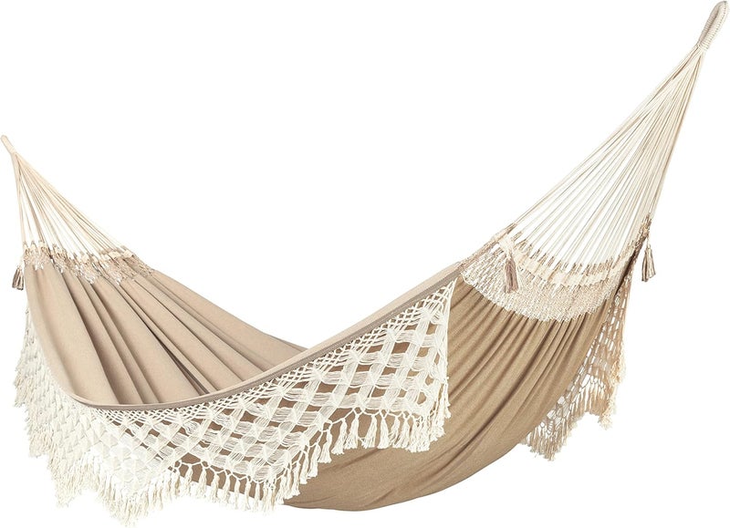 LA SIESTA Bossanova Kingsize Classic Hammock (Size XL - 180 cm) (Muscade) - Image 1